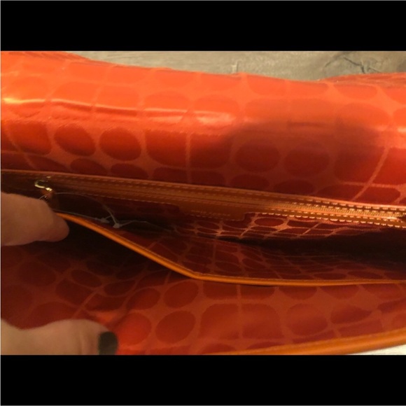 SOLD Kate Spade La Playe de Zebra Clutch - Picture 9 of 10